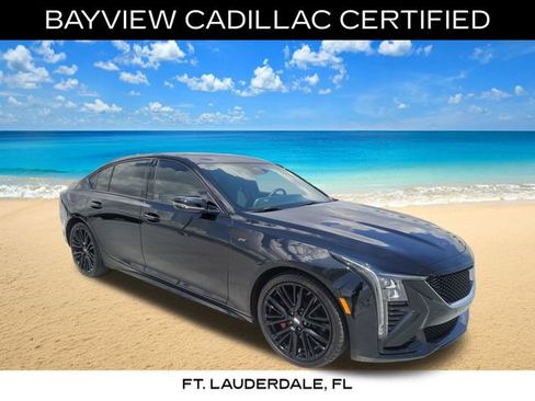 Certified 2025 Cadillac CT5 V w/ Technology Package RWD image 7