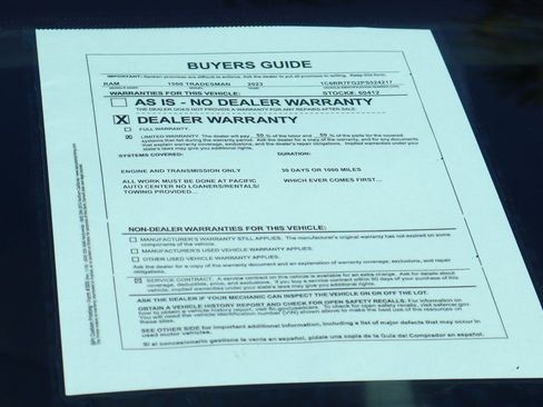 Used 2023 RAM 1500 Tradesman w/ Trailer Tow Group image 51