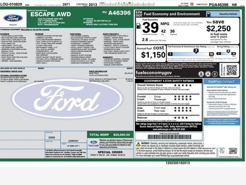 Used 2023 Ford Escape Platinum image 2