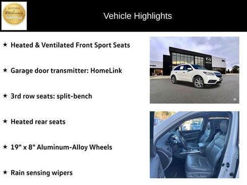 Used 2014 Acura MDX 3.5L Advance Pkg w/Entertainme image 18