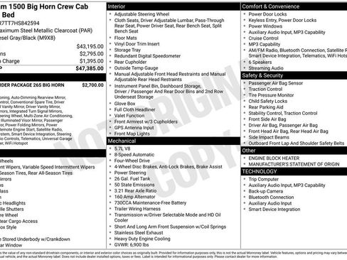 Used 2017 RAM 1500 Big Horn image 44