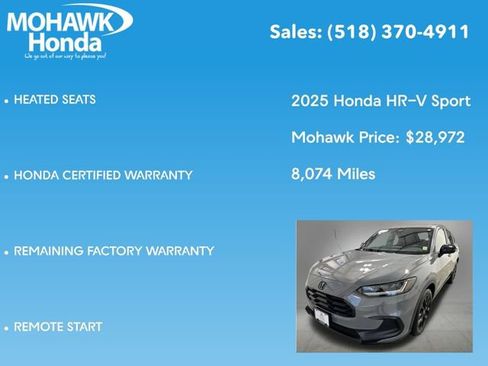 Used 2025 Honda HR-V Sport image 16