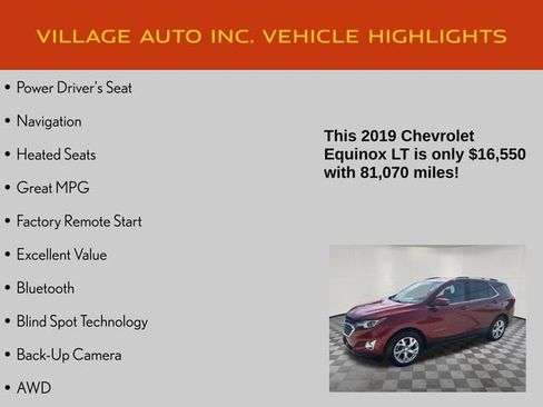 Used 2019 Chevrolet Equinox LT w/ LT True North Edition AWD/4WD image 14