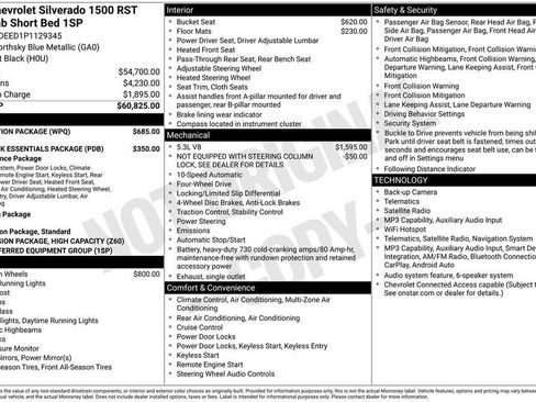 Used 2023 Chevrolet Silverado 1500 RST w/ Protection Package AWD/4WD image 11