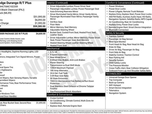 Certified 2022 Dodge Durango R/T RWD image 8