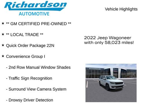 Used 2022 Jeep Wagoneer Series III w/ Premium Group I AWD/4WD image 11
