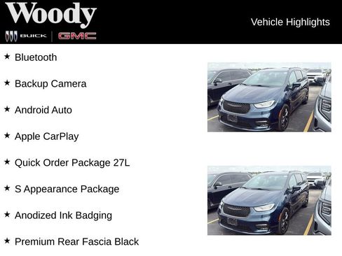 Used 2023 Chrysler Pacifica Touring-L w/ S Appearance Package AWD/4WD image 3