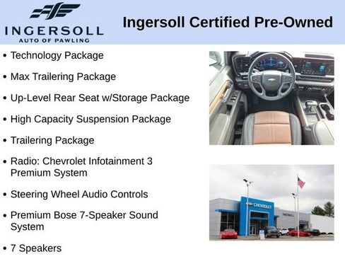 Used 2025 Chevrolet Silverado 1500 High Country w/ Technology Package AWD/4WD image 10