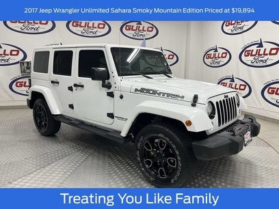 Used 2017 Jeep Wrangler Unlimited Sahara
