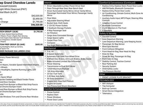 Used 2023 Jeep Grand Cherokee Laredo w/ Luxury Tech Group I AWD/4WD image 3