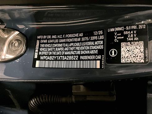 New 2026 Porsche Taycan 4S image 15