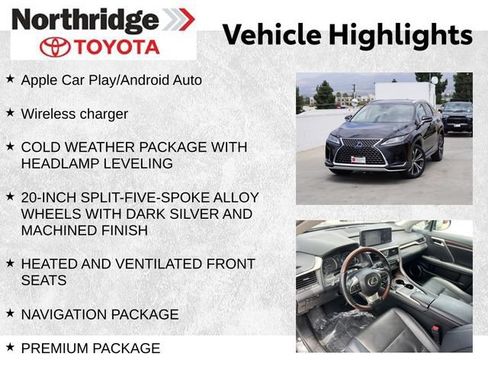 Used 2021 Lexus RX 450h AWD w/ Premium Package image 2