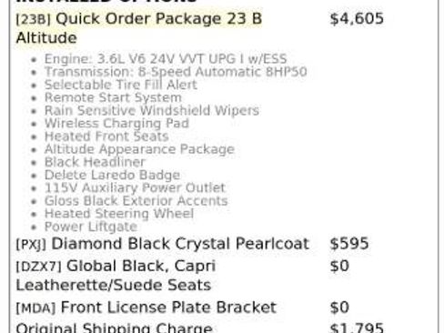 Used 2024 Jeep Grand Cherokee Altitude RWD image 4