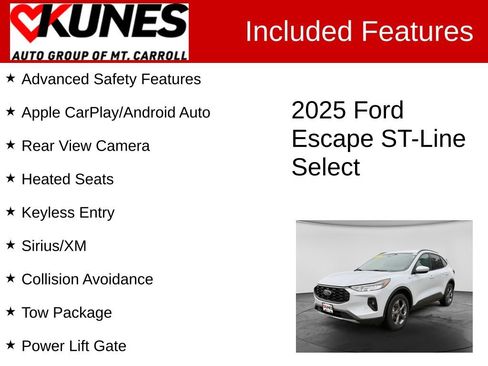 Used 2025 Ford Escape ST-Line Select AWD/4WD image 3