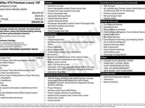 Used 2019 Cadillac XT5 Premium Luxury image 47