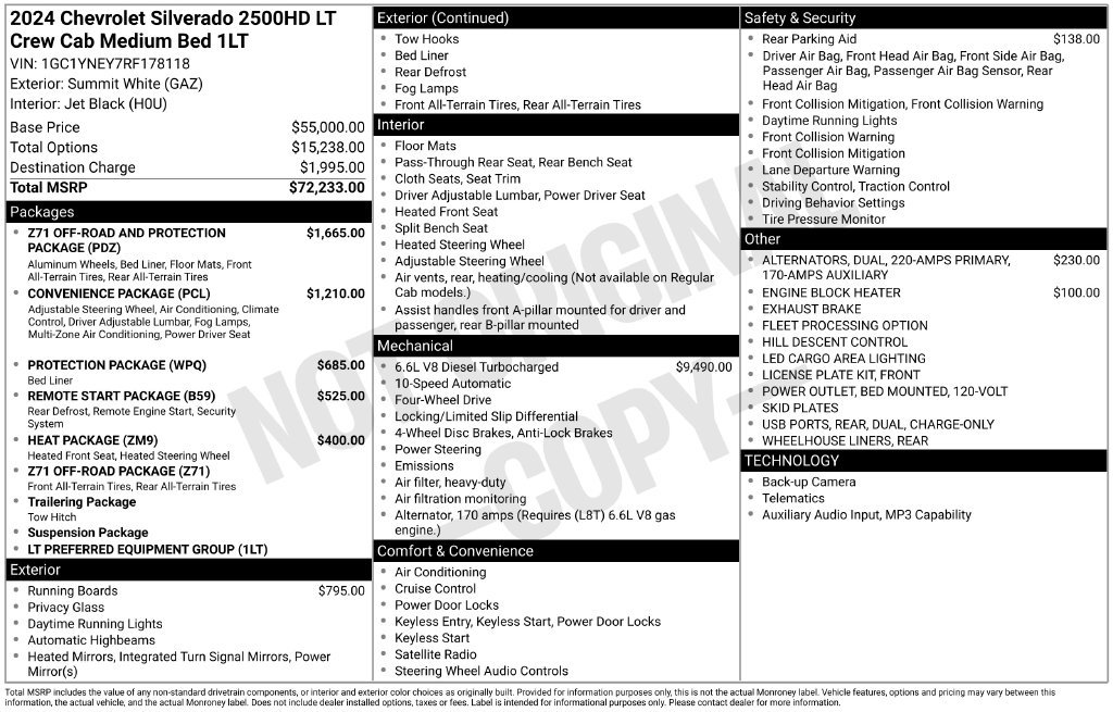 Used 2024 Chevrolet Silverado 2500 LT AWD/4WD image 37