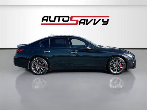 Used 2024 INFINITI Q50 Red Sport 400 w/ Black Opal Edition image 8