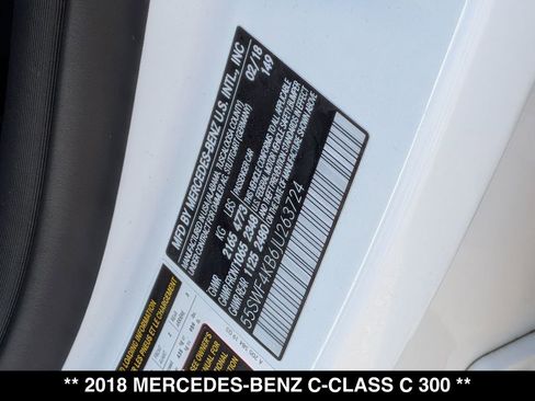 Certified 2018 Mercedes-Benz C 300 4MATIC Sedan image 31