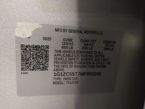 Used 2021 Chevrolet Malibu LS FWD image 33