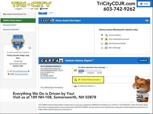 Used 2016 Nissan Rogue S image 15