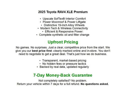 Used 2025 Toyota RAV4 XLE Premium w/ Weather Package AWD/4WD image 2