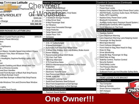 Used 2024 Jeep Compass Latitude AWD/4WD image 1