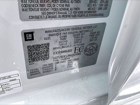 Used 2021 GMC Sierra 1500 SLT w/ SLT Premium Package image 36