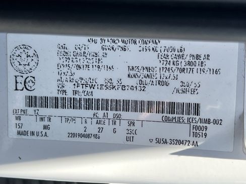Used 2019 Ford F150 XLT w/ Trailer Tow Package AWD/4WD image 31
