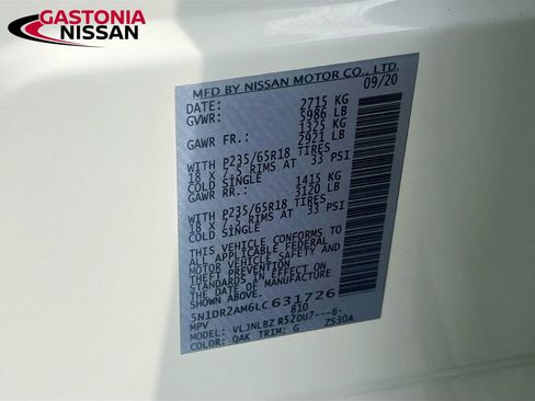 Used 2020 Nissan Pathfinder S image 41