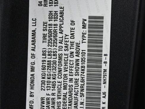 Used 2019 Honda Odyssey EX-L image 49