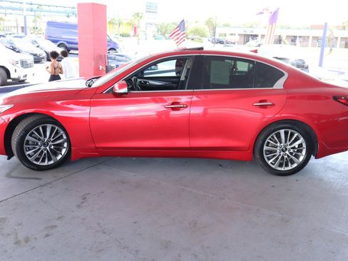 Used 2021 INFINITI Q50 Luxe w/ Seat & Sound Package RWD image 8