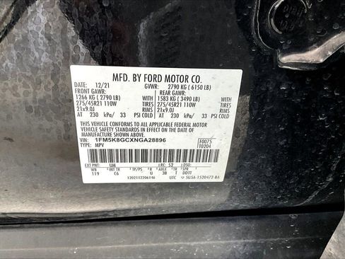 Used 2022 Ford Explorer ST w/ Equipment Group 401A image 8