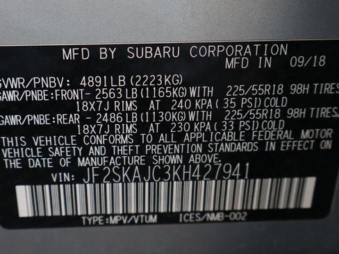 Used 2019 Subaru Forester Sport w/ Popular Package #2 AWD/4WD image 52