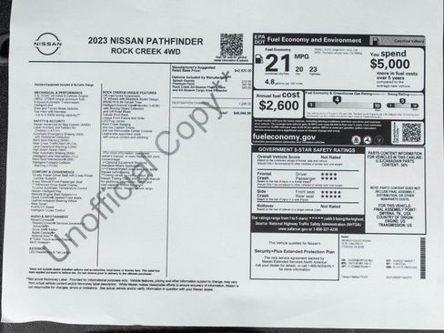 Used 2023 Nissan Pathfinder Rock Creek AWD/4WD image 45