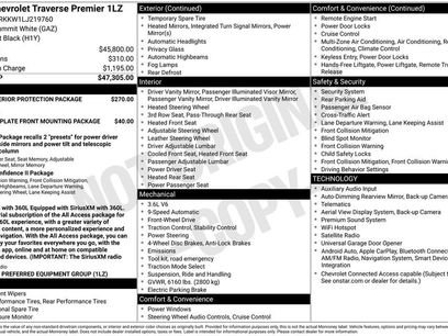 Used 2020 Chevrolet Traverse Premier