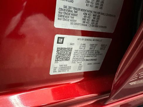 Used 2021 Chevrolet Silverado 1500 Custom Trail Boss image 30