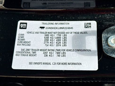 Used 2022 Chevrolet Suburban RST w/ Sport Performance Package AWD/4WD image 35