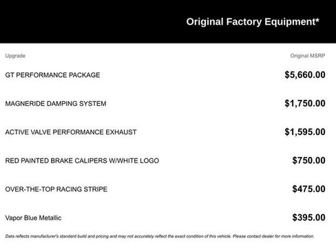 Used 2025 Ford Mustang GT Premium w/ GT Performance Package RWD image 2