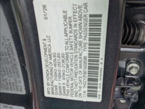 New 2026 Honda Accord Touring image 19