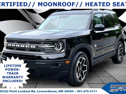 Certified 2023 Ford Bronco Sport Big Bend w/ Convenience Package AWD/4WD image 1