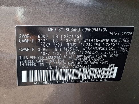 Used 2021 Subaru Ascent Premium w/ Convenience Package image 26