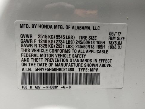 Used 2017 Honda Pilot EX-L image 33