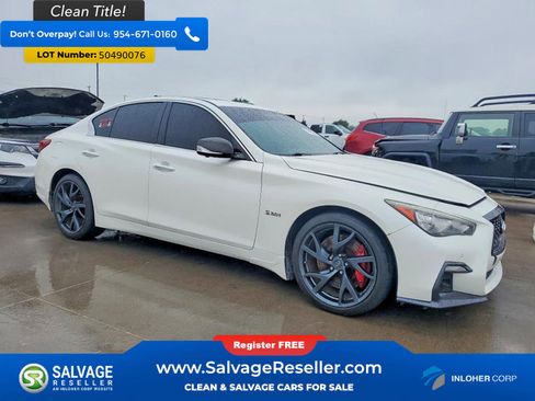 Used 2018 INFINITI Q50 Red Sport 400 w/ Proactive Package AWD/4WD image 5