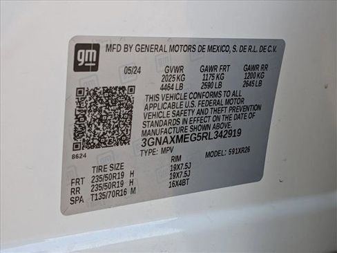 Used 2024 Chevrolet Equinox RS w/ RS Leather Package image 25