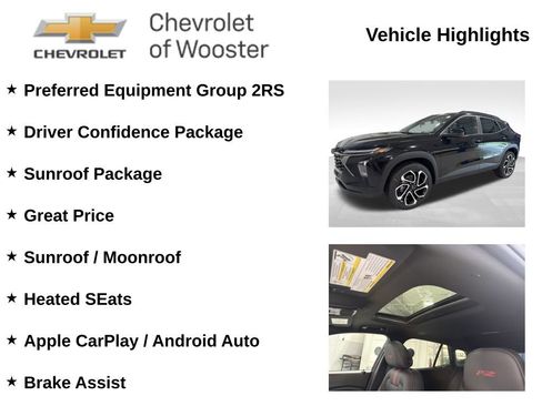 New 2026 Chevrolet Trax RS w/ Sunroof Package FWD image 2