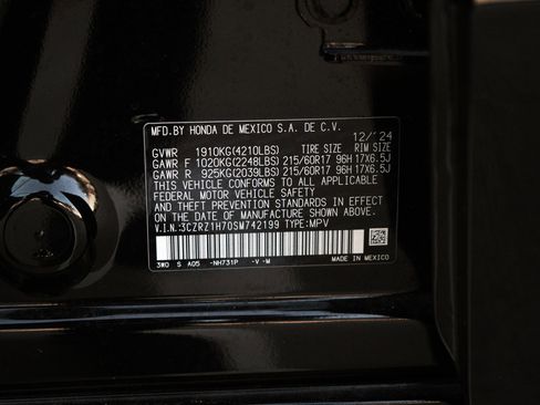 Certified 2025 Honda HR-V EX-L image 48