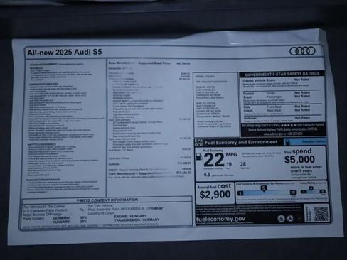 New 2025 Audi S5 Premium Plus image 9