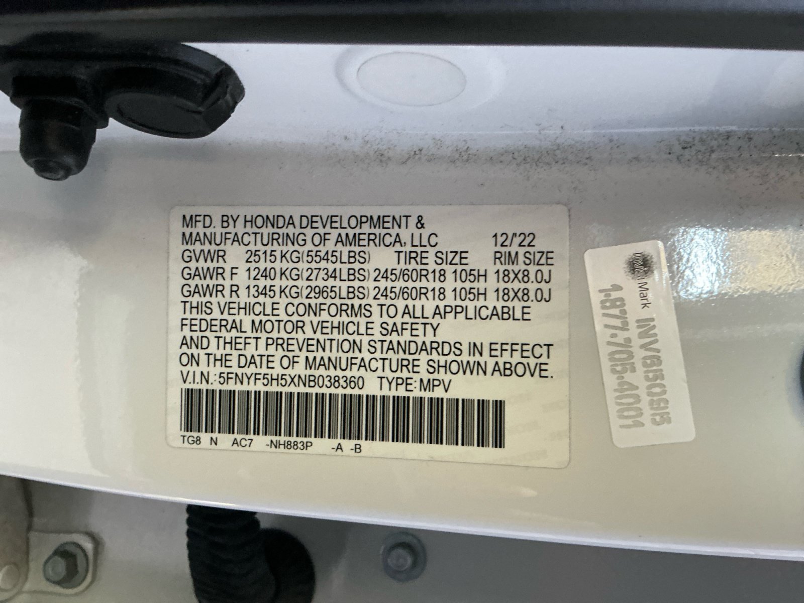 Used 2022 Honda Pilot EX-L image 17