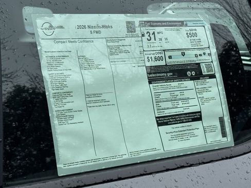 New 2026 Nissan Kicks S w/ Charging Package FWD image 22