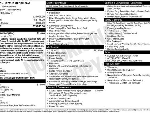 Used 2013 GMC Terrain Denali w/ Cargo Package FWD image 1